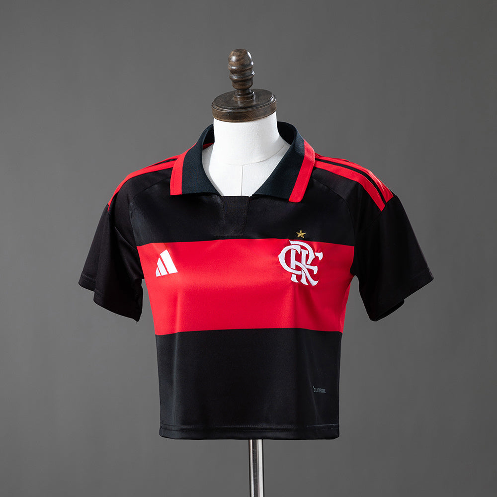 Flamengo 26/27 Home Women's Crop Top Style S-XXL