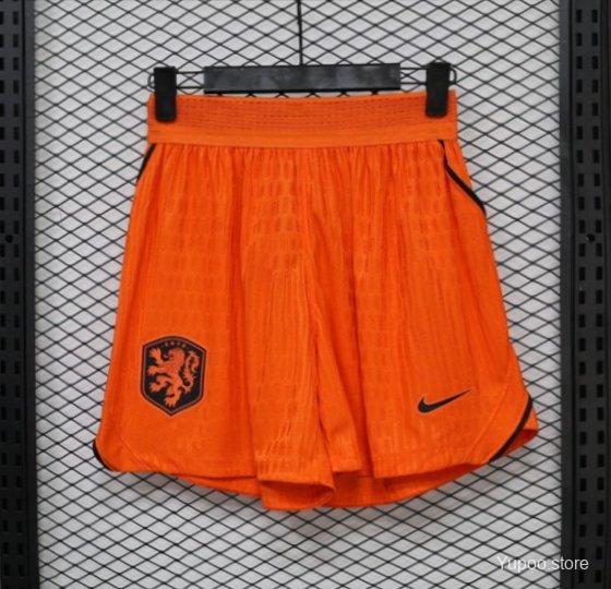 Netherlands 2026 World Cup Home Player Version Shorts