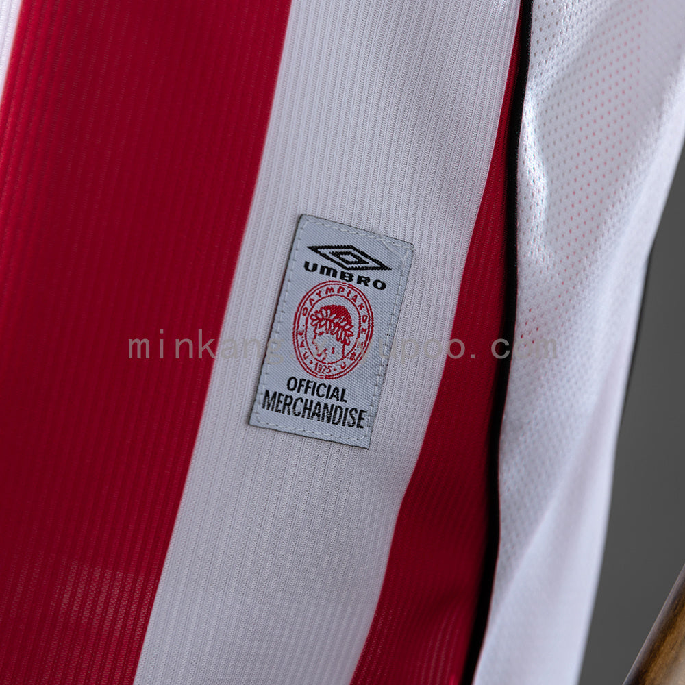 Olympiacos 01/02 Home Retro Jersey S-XXL