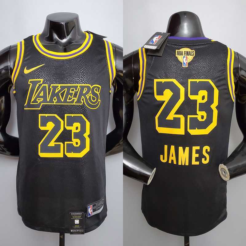 New James #23 Lakers black