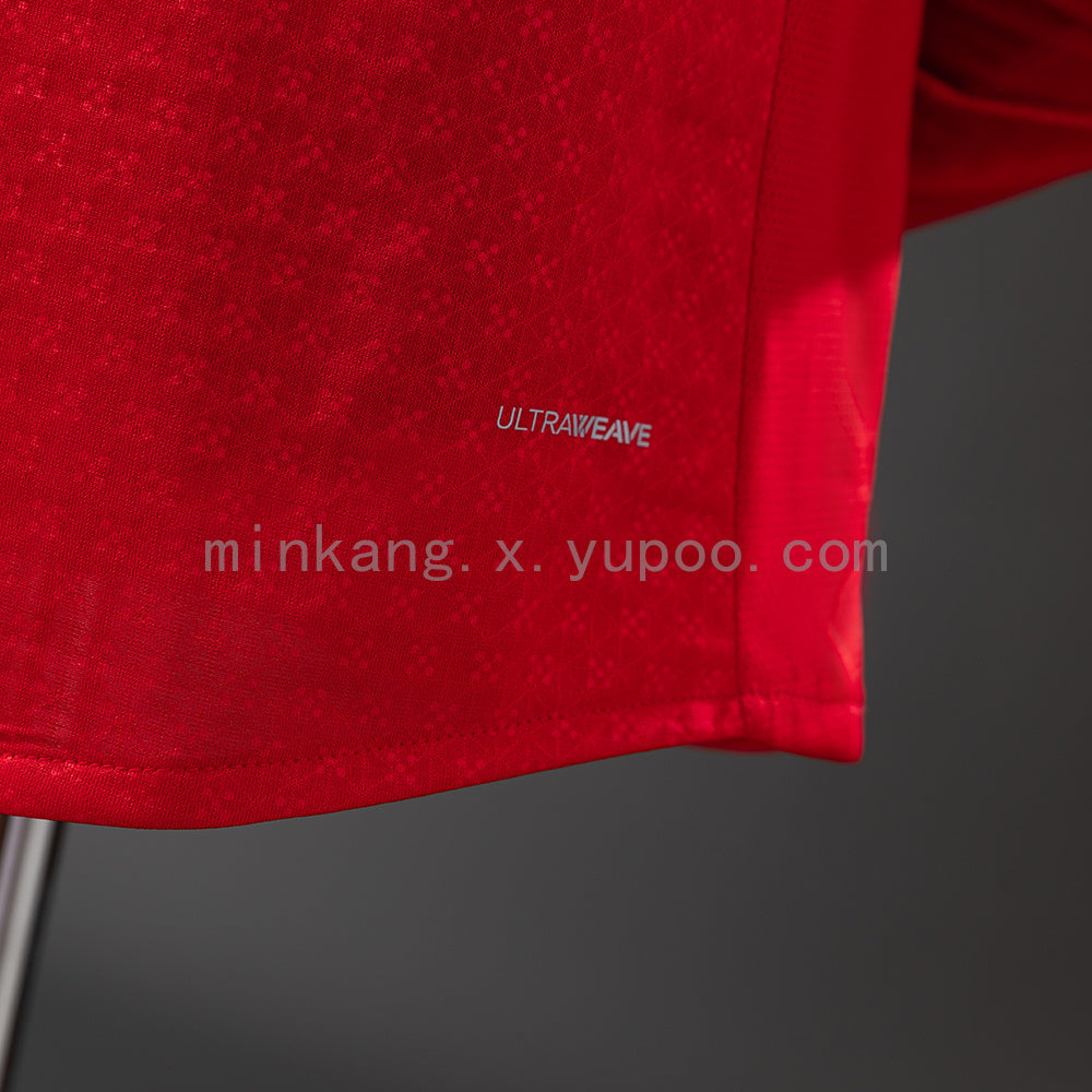 Portugal 2025 Home Long Sleeve Player Version Jersey S-3XL