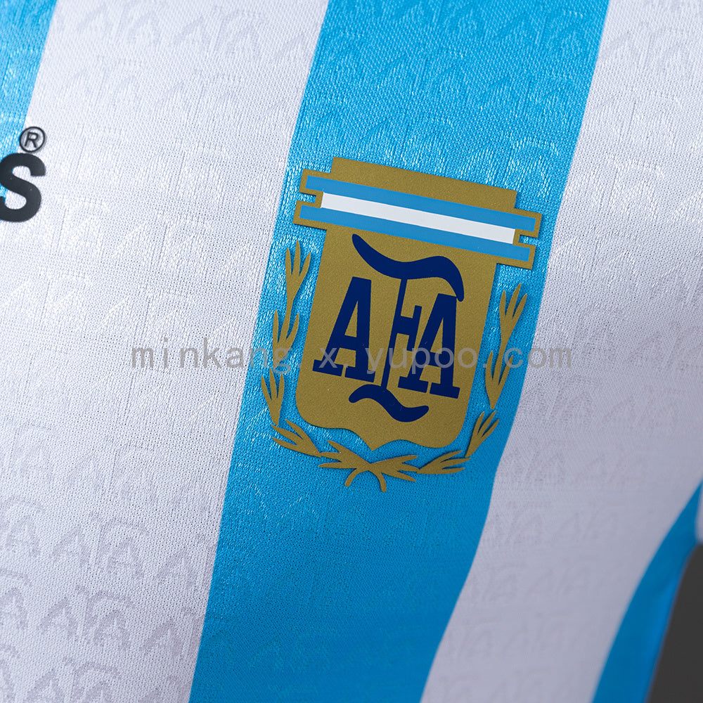 Argentina 1994 Home Player Version Jersey S-3XL