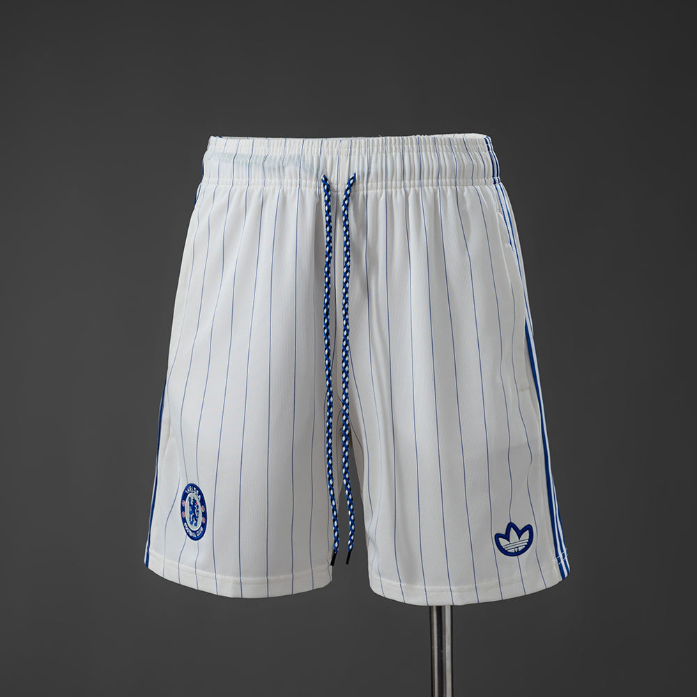 Pantalon Corto de Futbol #Chelsea Terrace Icons Shorts Off-White S-XXL — Minkang