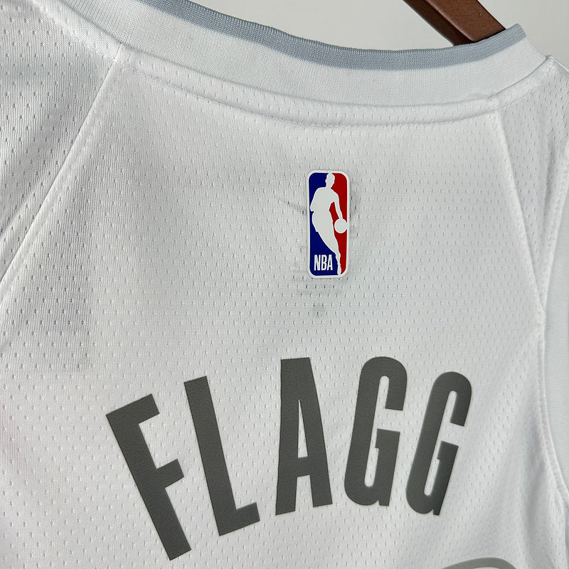 Dallas Mavericks 2025 City Edition White FLAGG #32