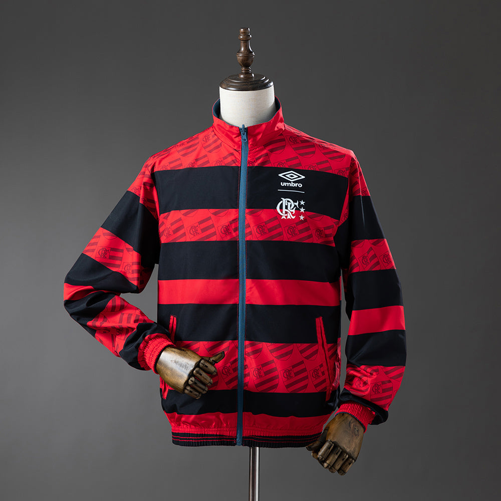 Flamengo Reversible Jacket Windbreaker - Red &amp; Cyan S-XXL