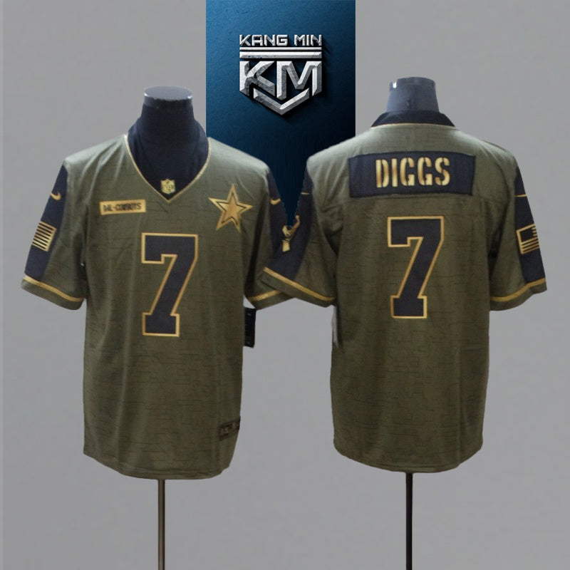 2021 New Tribute Gold Edition NFL Jersey S-XXXL