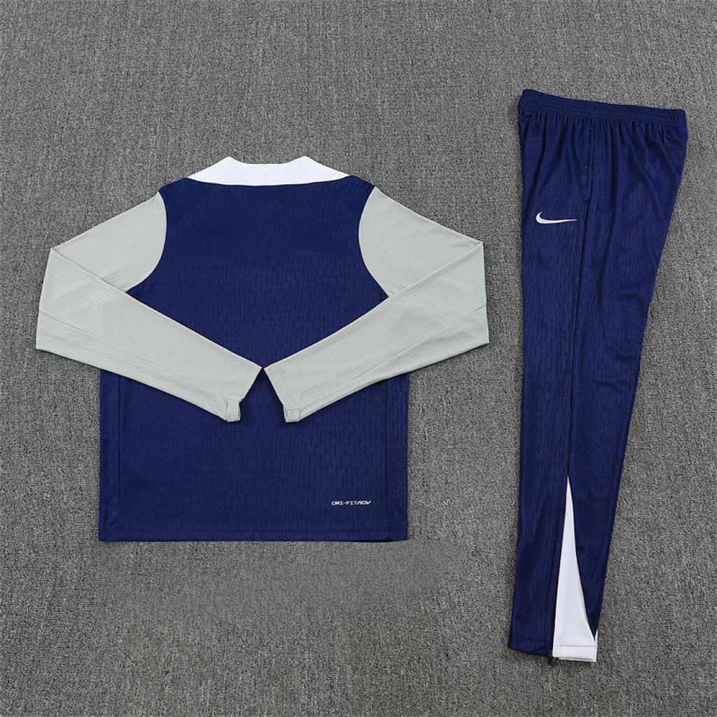 Tottenham Blue 2025/26 training shirt half zip