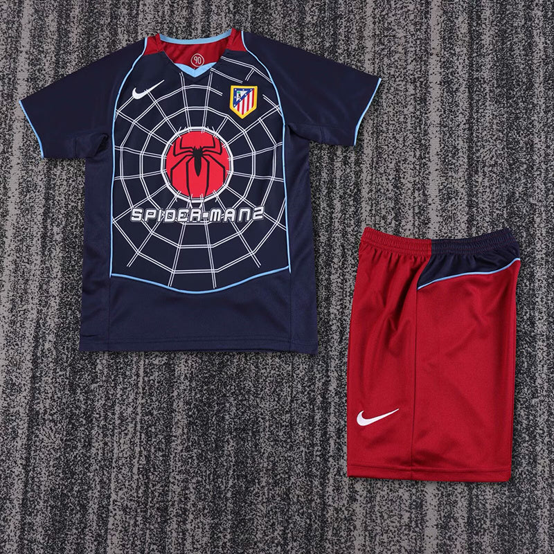 04-05 Atletico Madrid Away retro kid kit