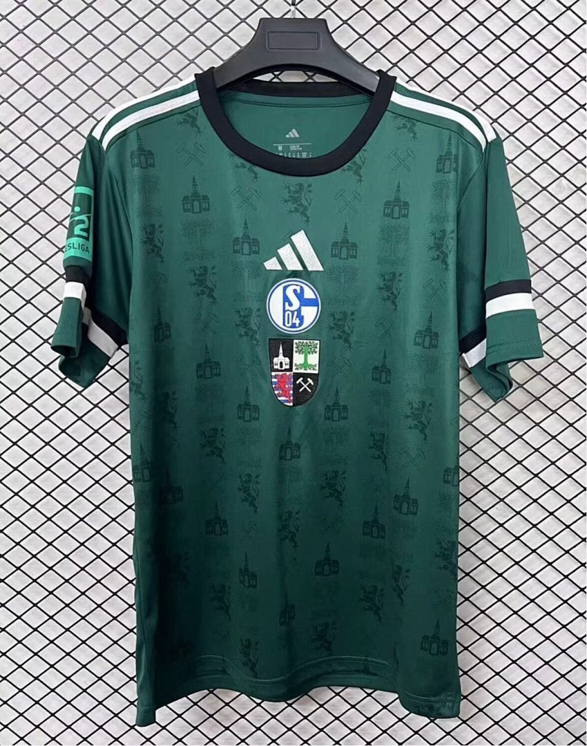FC Schalke 04 2025/26 Green 150th Anniversary Edition Jersey Size S-4XL
