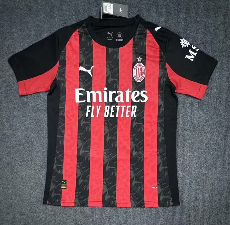 25-26 AC Milan home soccer jersey