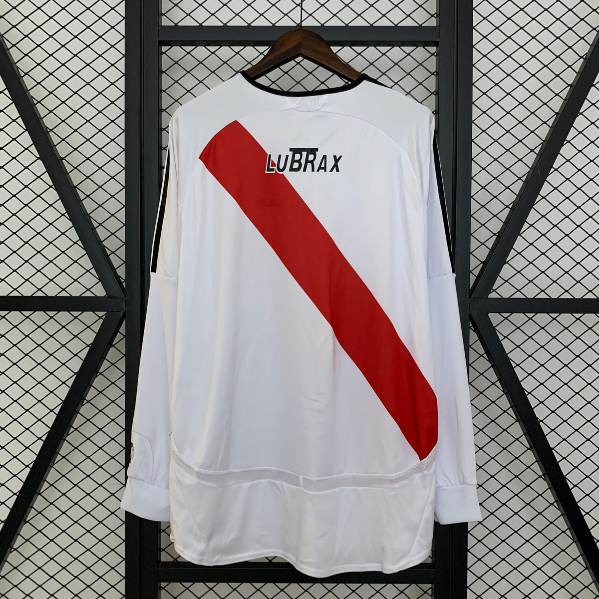 Retro Long Sleeve River Plate 06/07 Home S-XXL