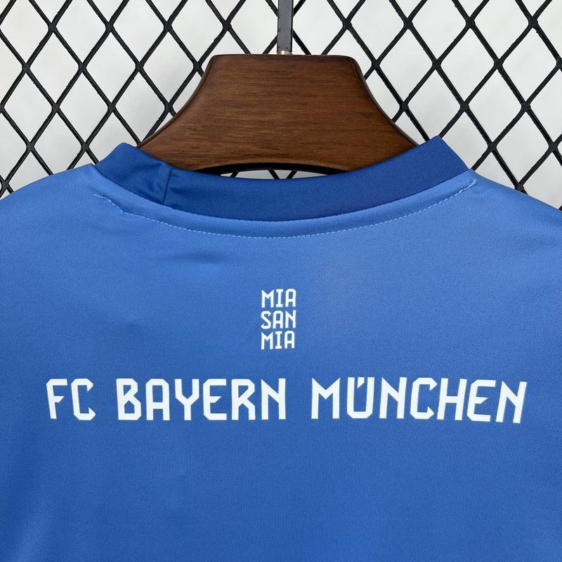 25-26 Bayern Munich Blue Goalkeeper Kids Kit