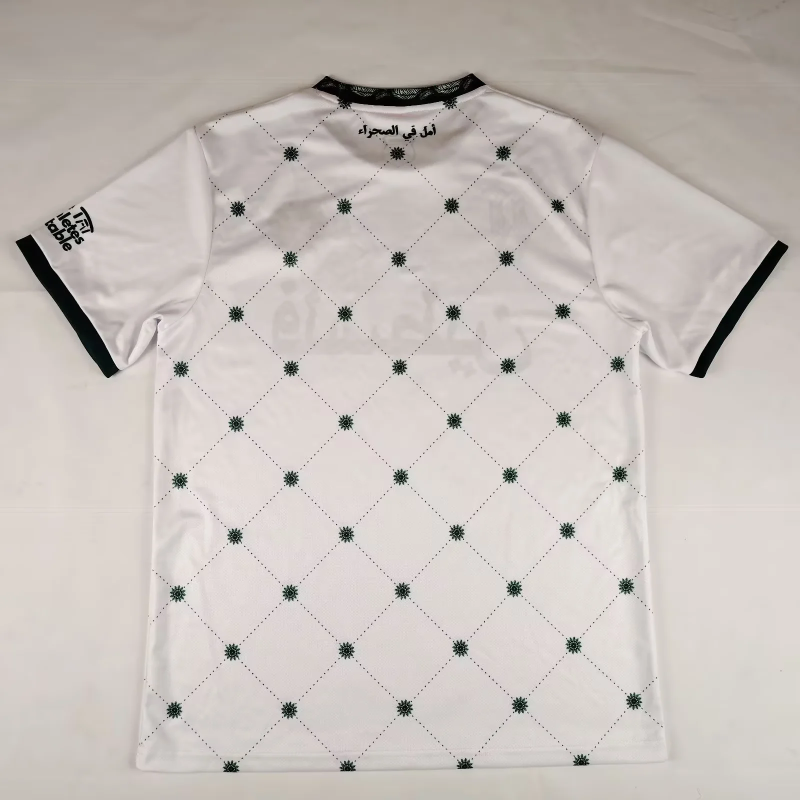 25-26 Palestino special version white green soccer jersey