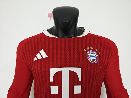 26-27 Bayern Munich Home Player version Long Sleeve S-3XL — Jsonwang 26/27