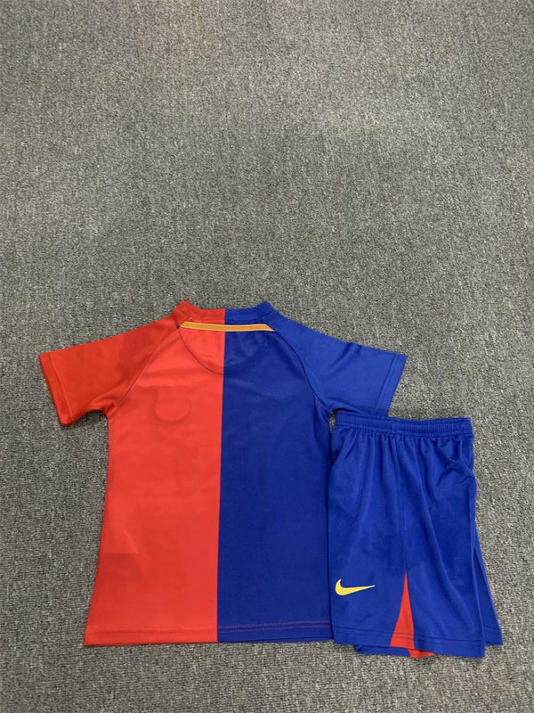 08-09 Barcelona home retro kid kit