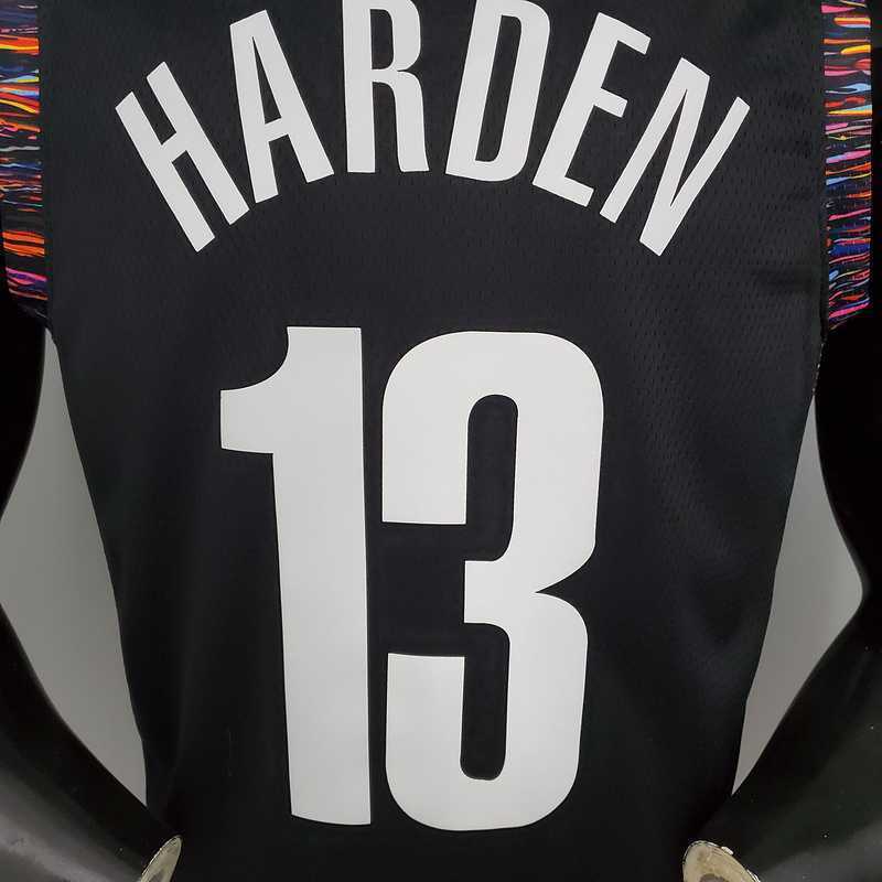 Harden #13 Brooklyn Nets City version black