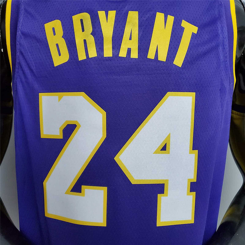 Bryant #24 Lakers purple yellow