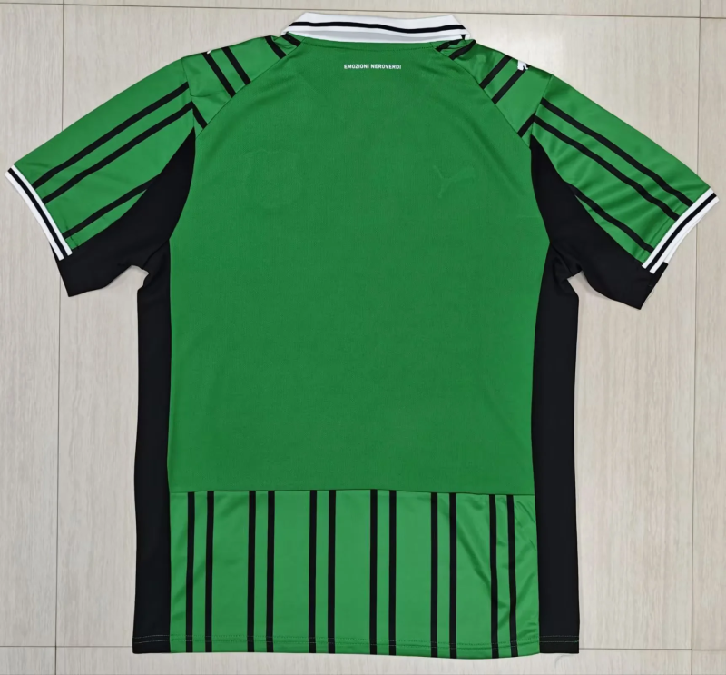 25-26 Sassuolo home soccer jersey
