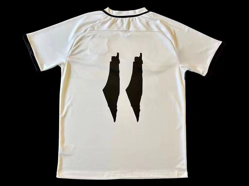 Palestine white retro version jersey