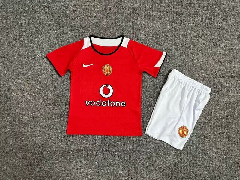 Manchester United 04-06home kids retro jersey
