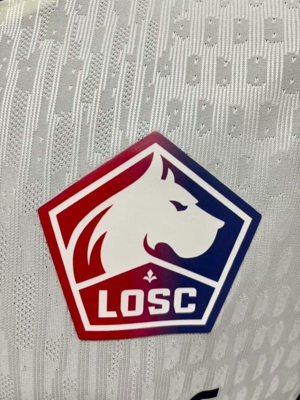25-26 Lille OSC Away Player Version soccer jersey size S-2XL