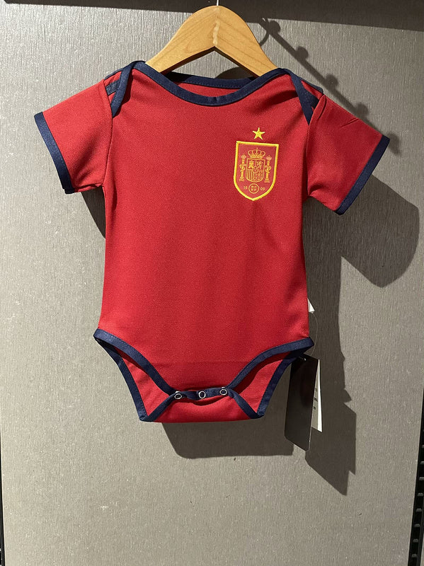 2024 Spain home baby jersey