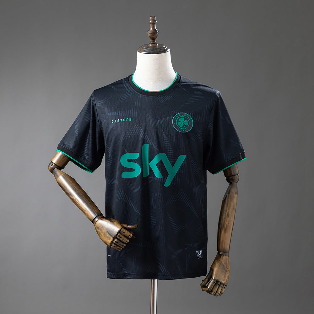 Ireland 2025 Invisible Black Jersey S-XXL