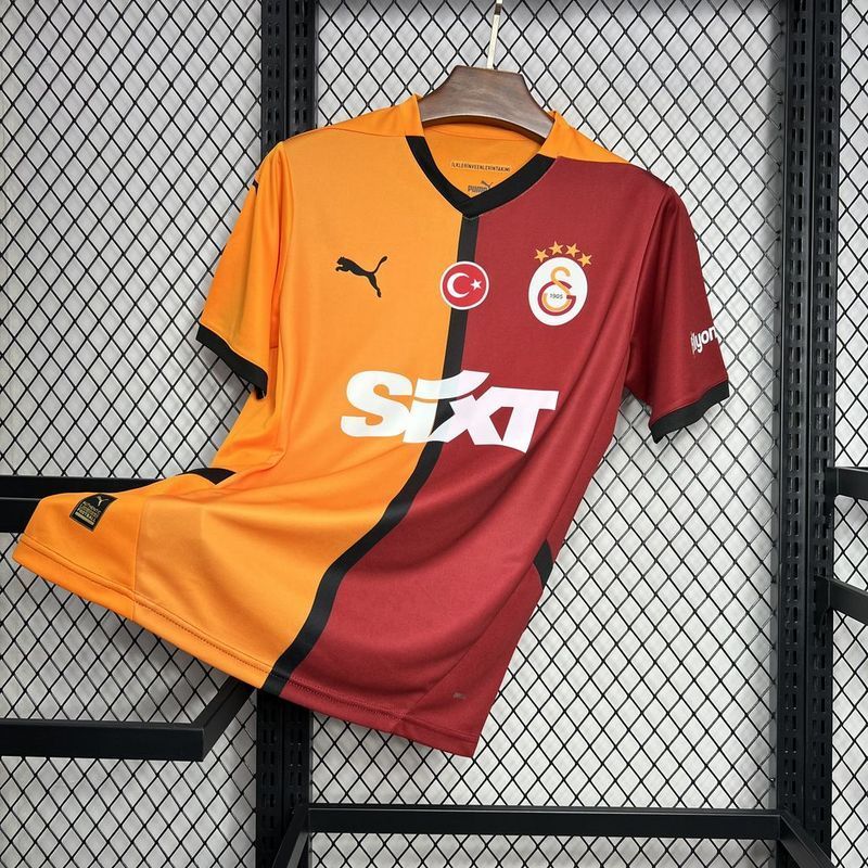 24-25 Galatasaray home soccer jersey