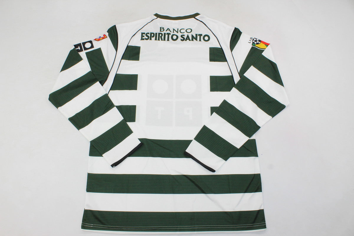 SPORTING LISBOA 02-03 Manga larga — Club Retro