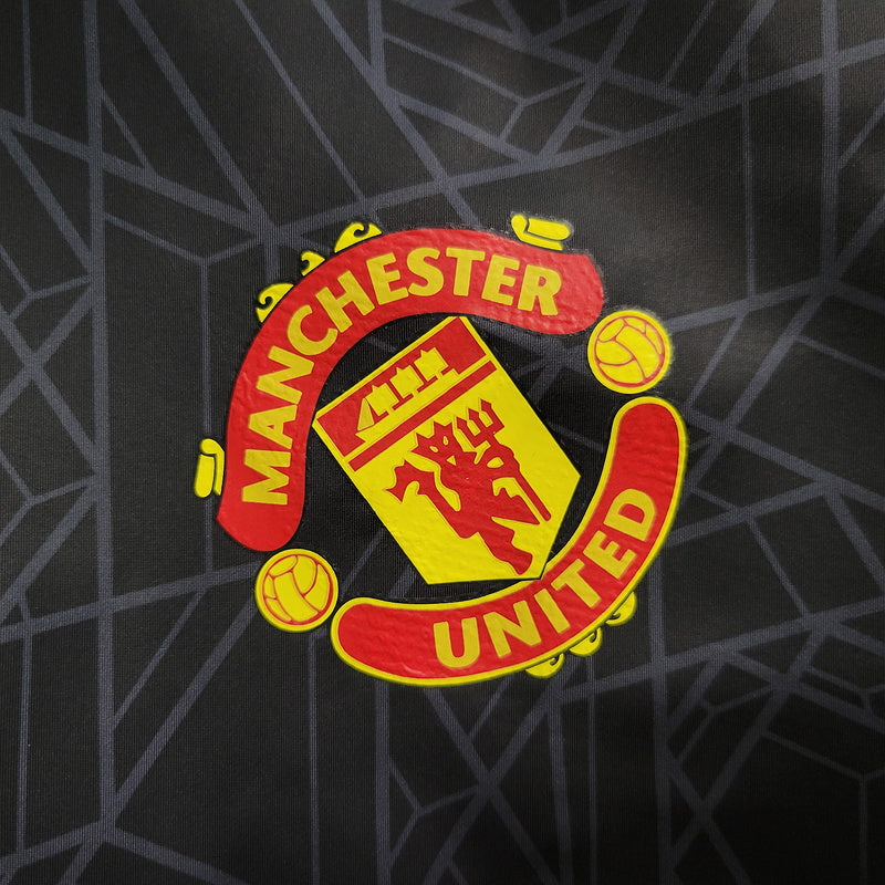 23-24 Manchester United black windbreaker