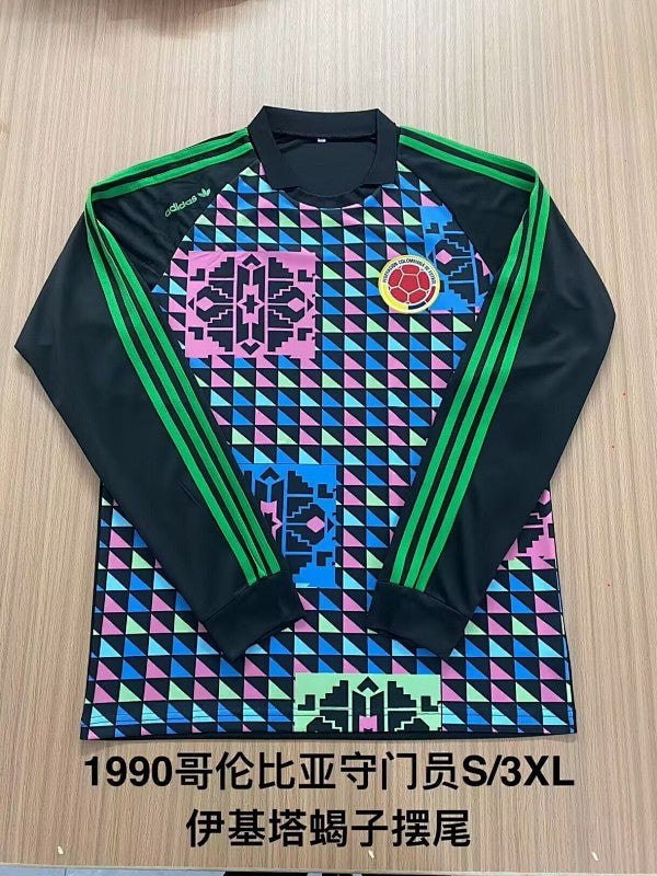 1990 Colombian Long Sleeve goalkeeper S-3XL — Jsonwang 26/27