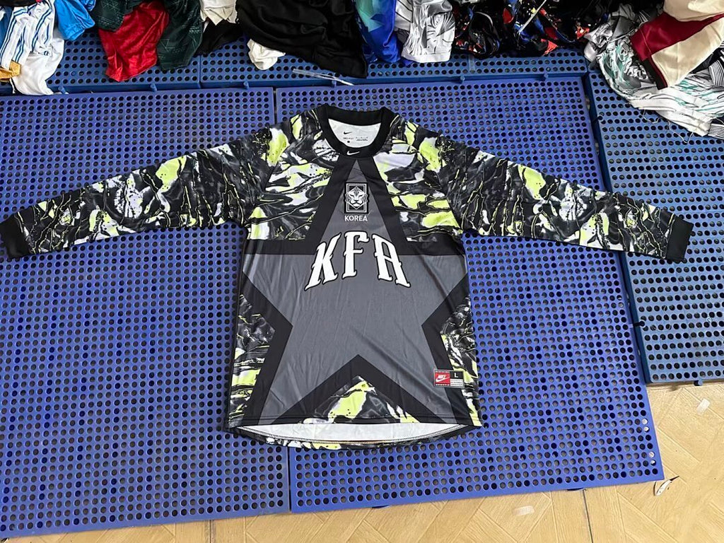 South Korea 2026 Black Long Sleeve Goalkeeper jersey size S-2XL