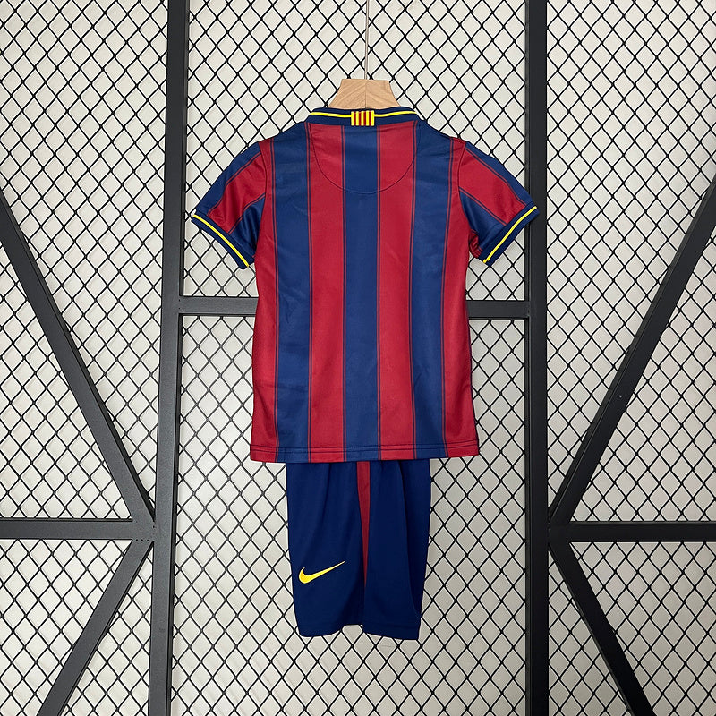 2009-10 Barcelona home retro kid kit