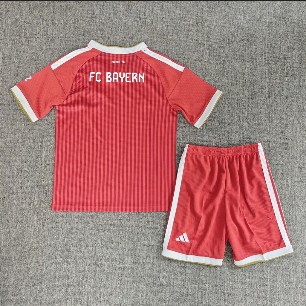 Kids Kit Bayern Munich 2026/27 Home Soccer Jersey size 16-28