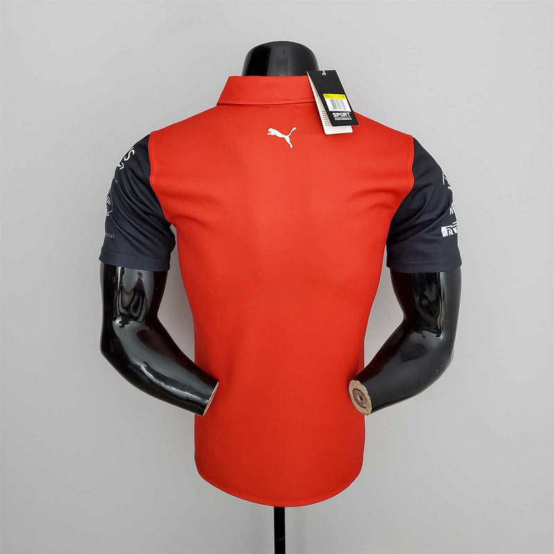 New F1 Formula One; Ferrari racing suit polo red
