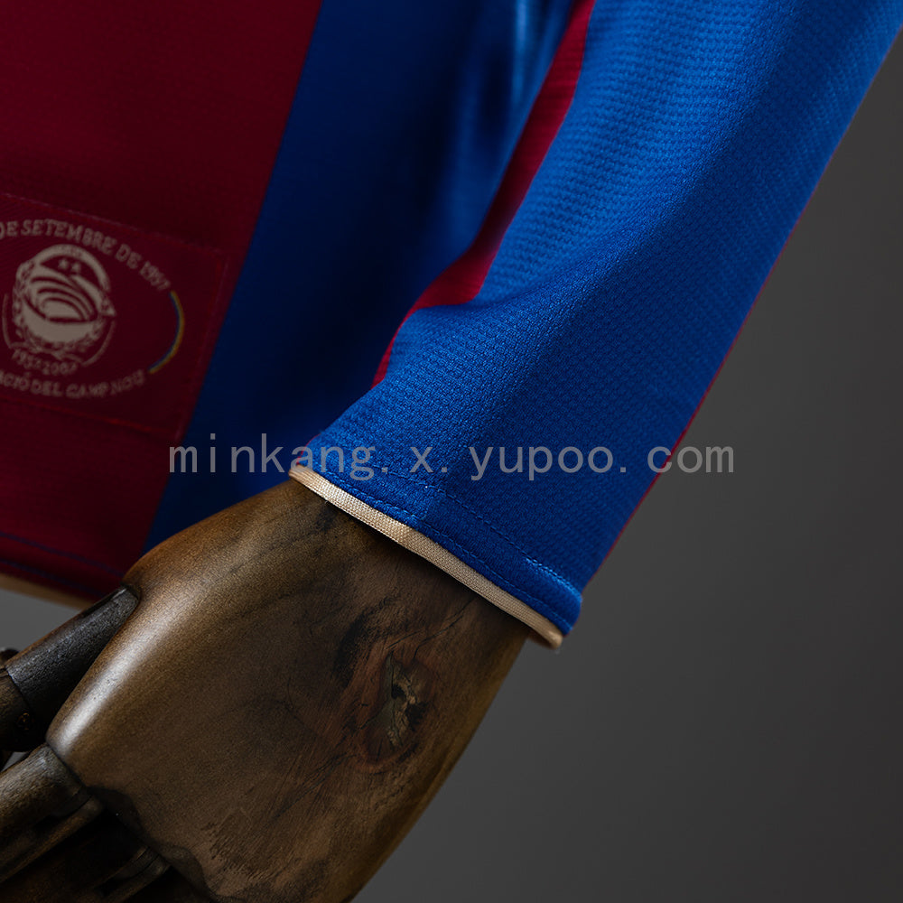 Retro 07/08 Barcelona long sleeves home S-XXL