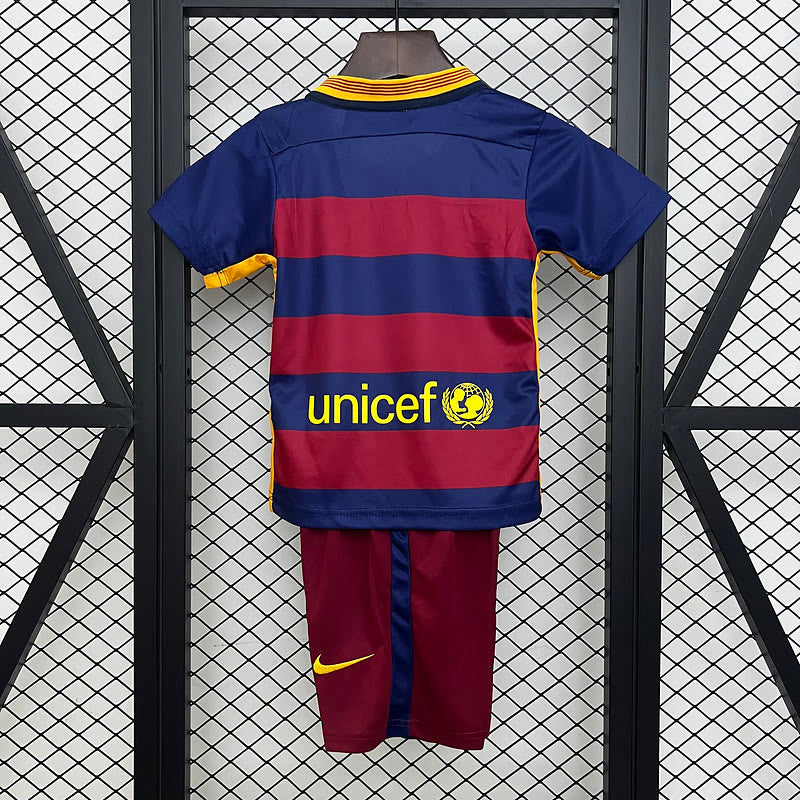 15-16 Barcelona home retro kid kit