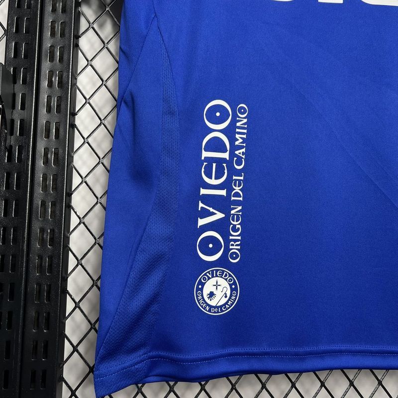 24-25 Real Oviedo home soccer jersey
