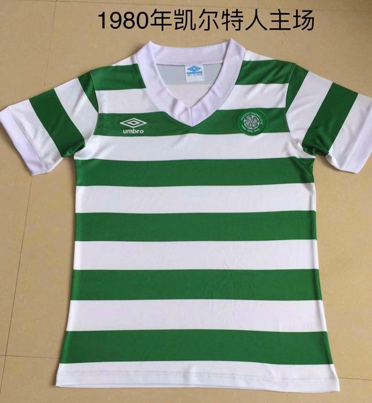 1980 Celtic home green/white