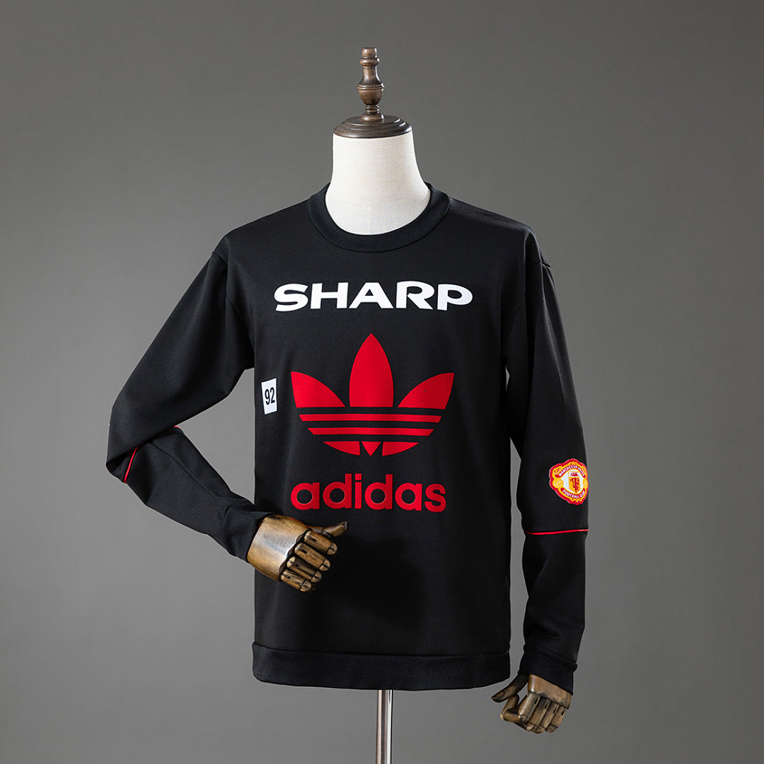 Manchester United Bringback 1990/92 Sweatshirt - Black S-4XL