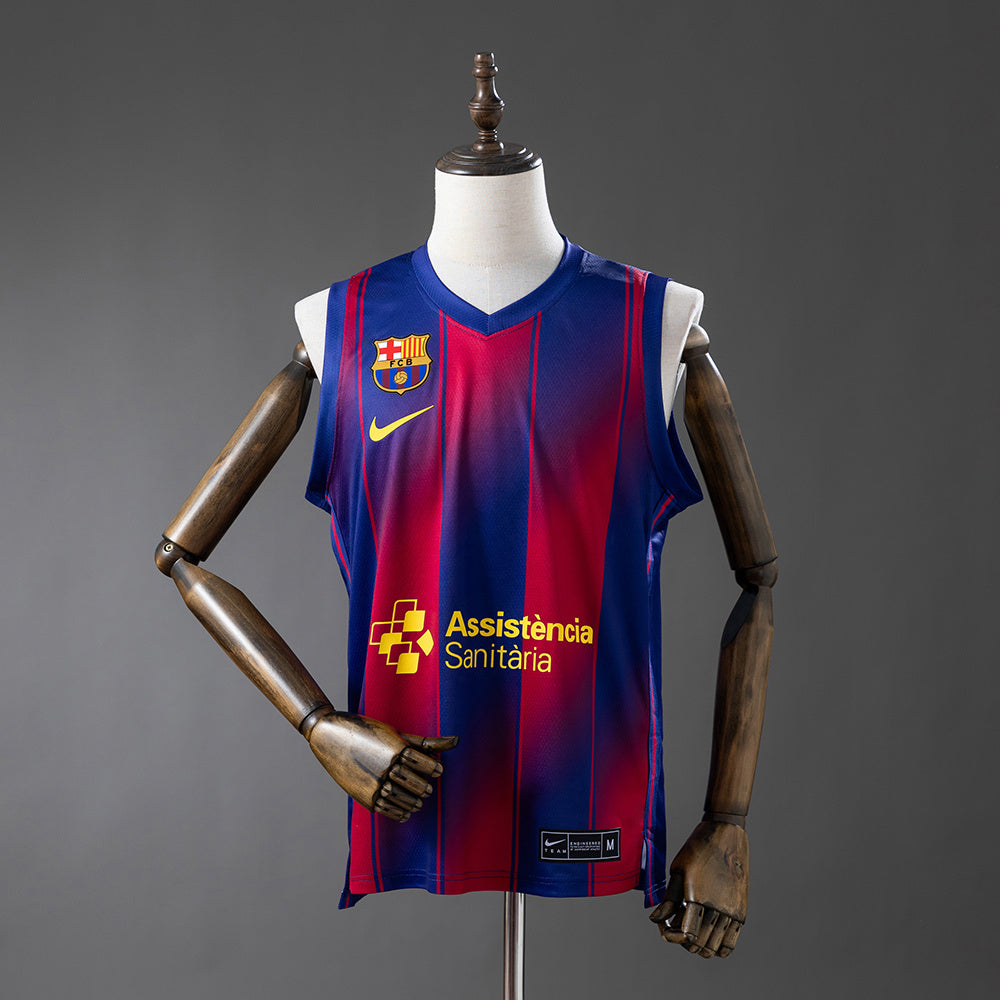 Barcelona 25/26 Home Basketball Jersey S-XXL