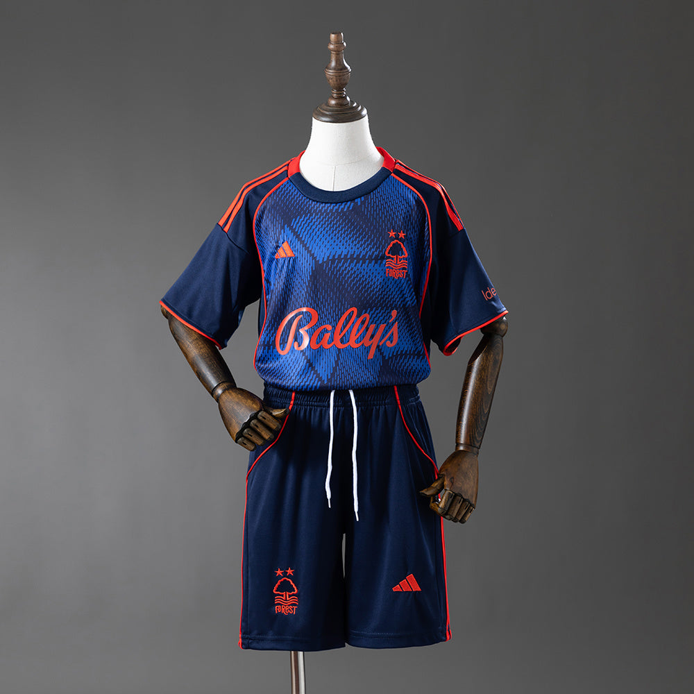 Nottingham Forest 25/26 Third Away Kids Kit Jersey Size 16-28