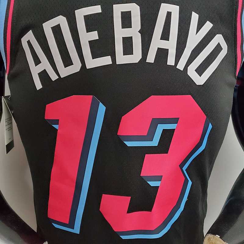 ADEBAYO#13 Miami Heat V-neck black