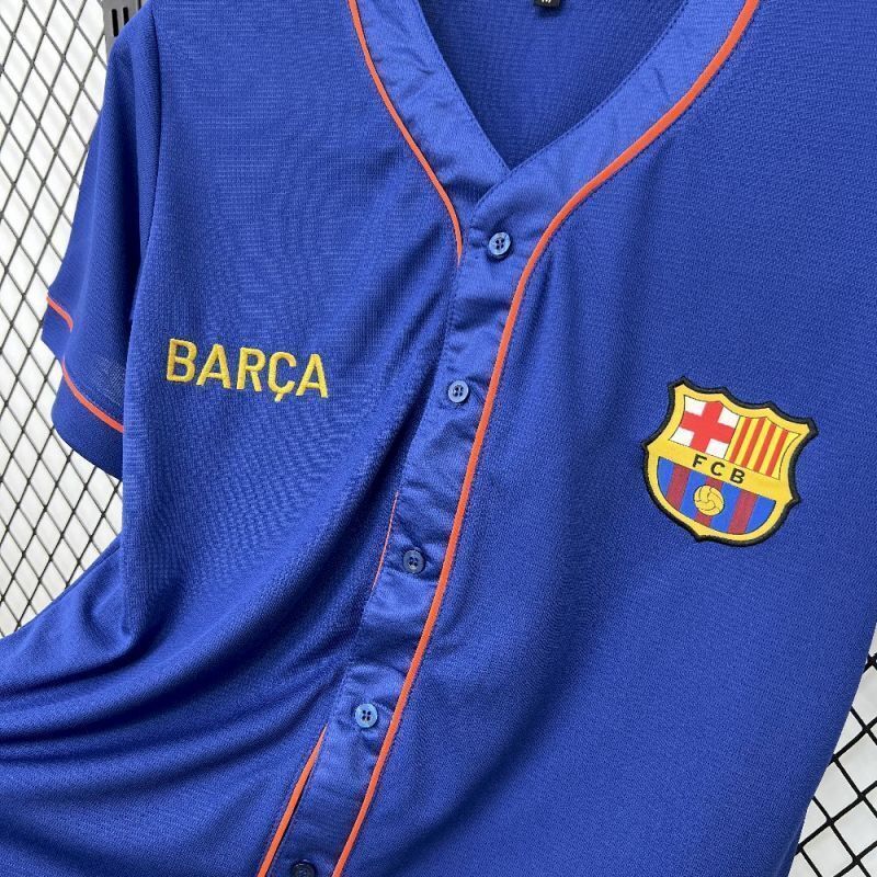 Barcelona 2025/26 Blue baseball Jersey