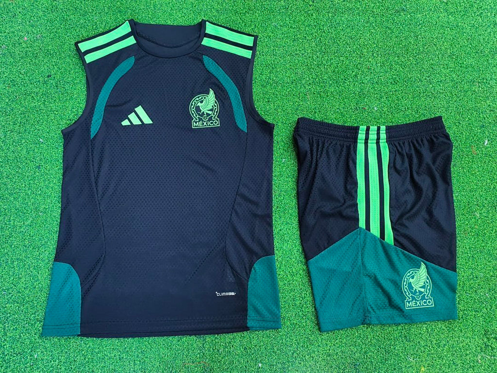 Mexico 2025/26 Dark Blue Vest Suit Size S-4XL