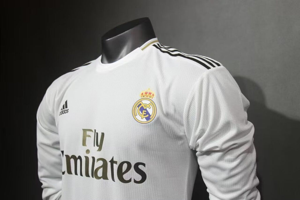 MADRID 19-20 Manga larga Version autentica/jugador — Club Retro