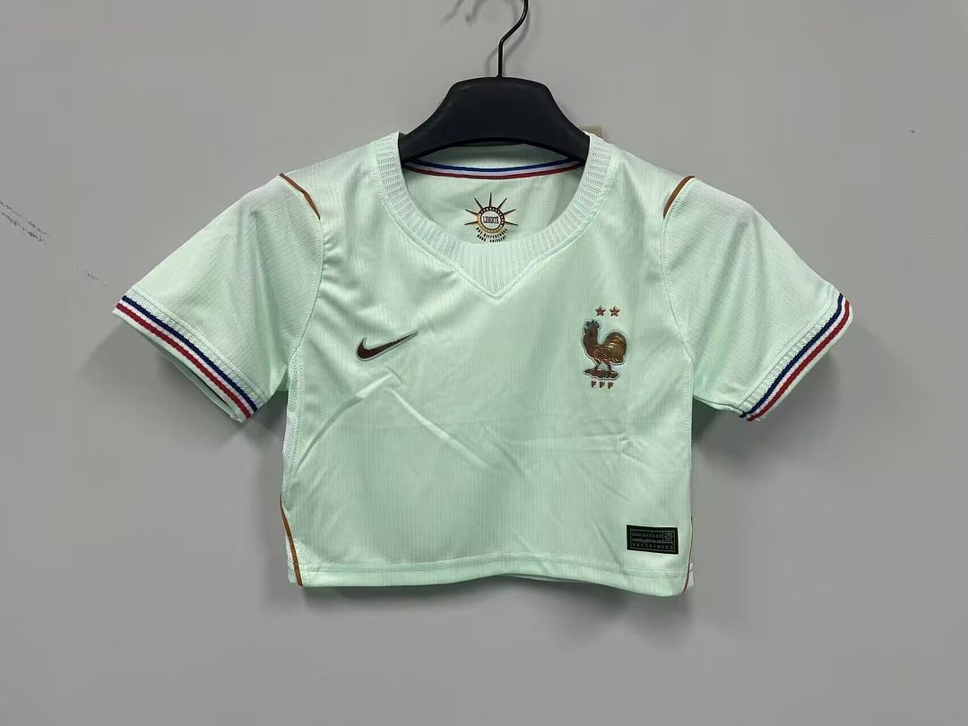 France 2026 World Cup Away Crop Top size S-2XL