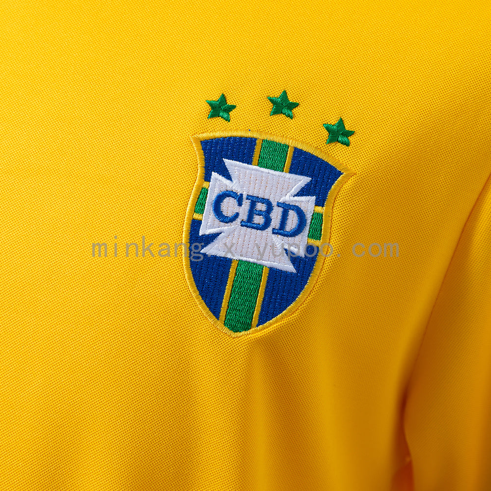 Brazil 1971 Home Retro Jersey S-XXL