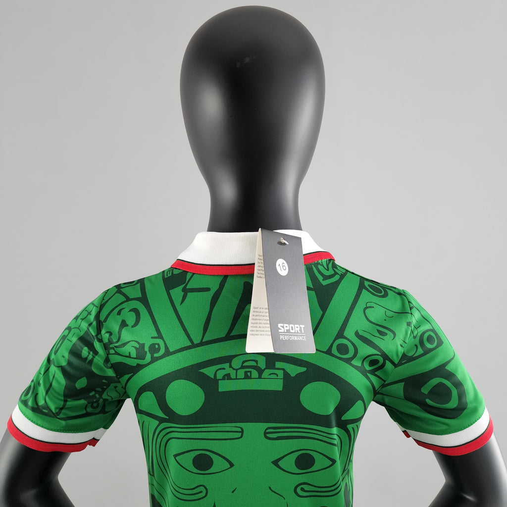 Retro kids kit 1998 Mexico home size：16-28