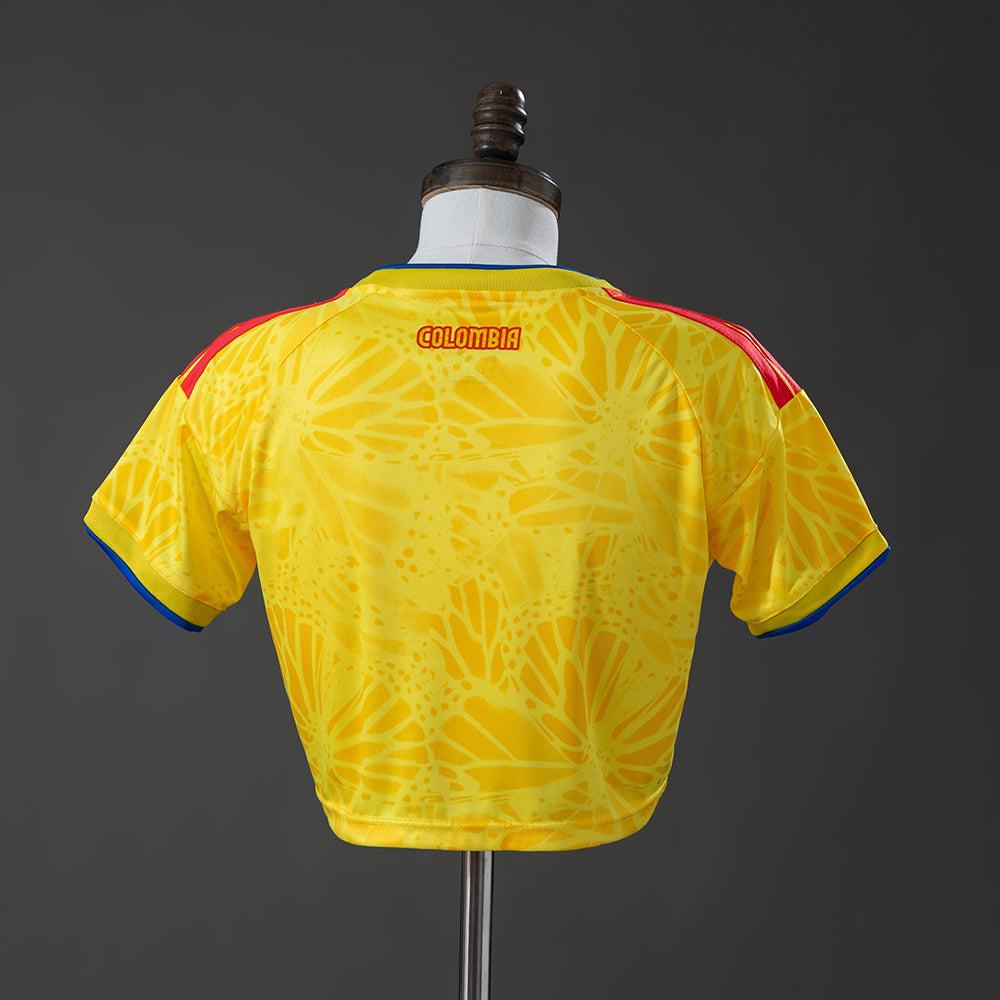 Colombia 2026 Home Women's Crop Top Style S-XXL